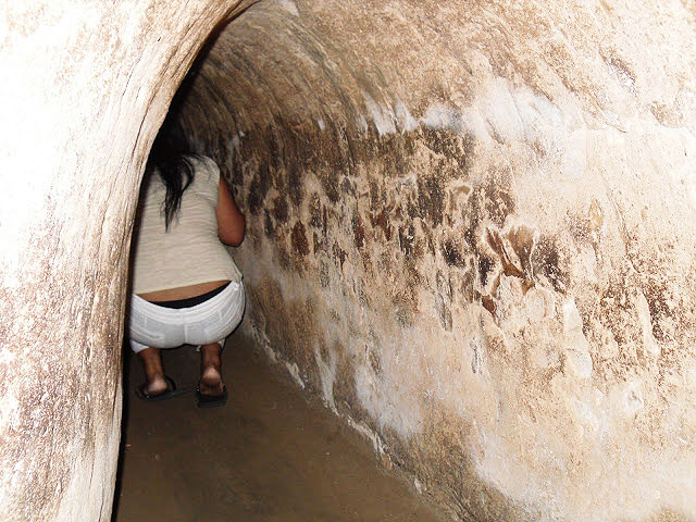 Crawling through the Cu Chi Tunnels