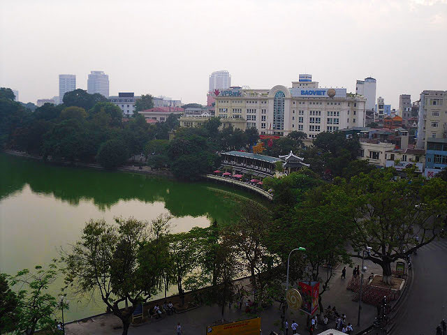 Hoan Kiem Lake in Hanoi