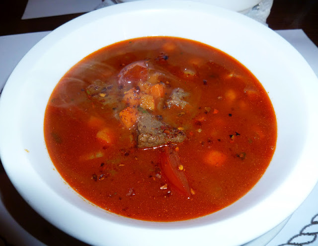 Goulash soup in Budapest