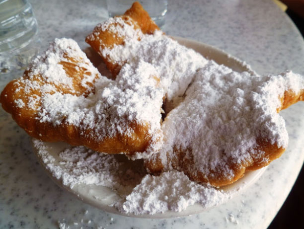 Beignets at Cafe Du Monde New Orleans