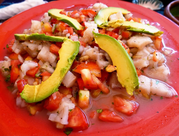 mexico food travel - ceviche tulum