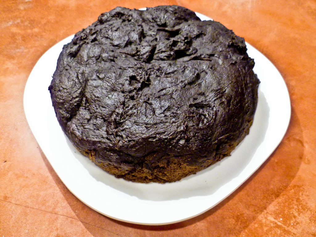 Pumpkin Chocolate Cake with Chocolate Cream Frosting