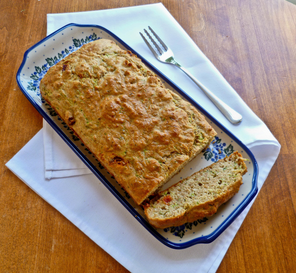 Whole Wheat Zucchini Bread with Sun-Dried Tomatoes - Hungry and Confused