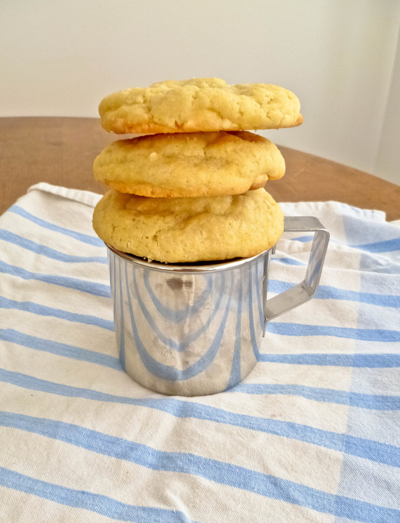 Marzipan White Chocolate Cookies