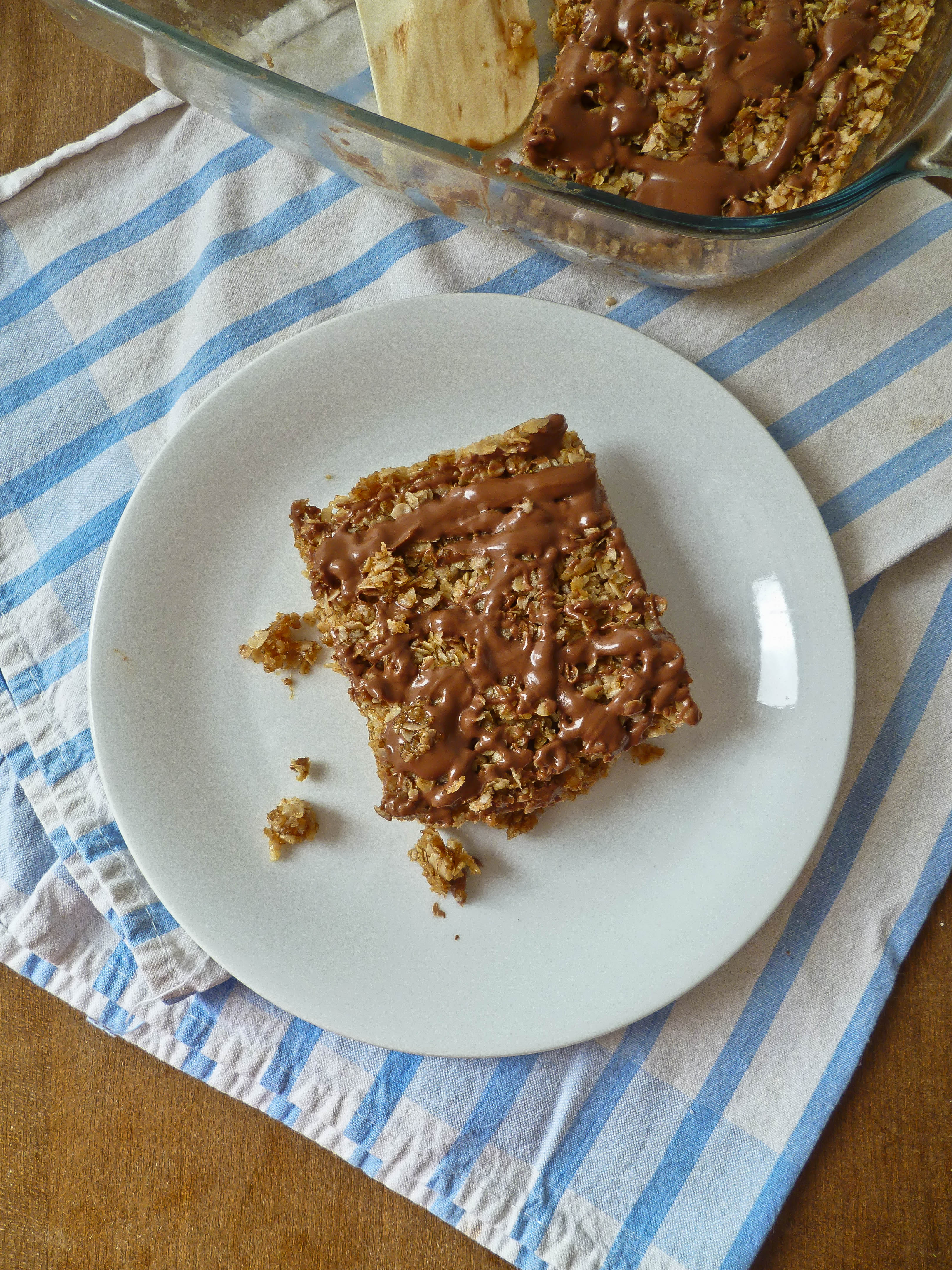 Coconut Oil Milk Chocolate Flapjacks