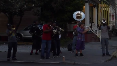 Jazz band in New Orleans