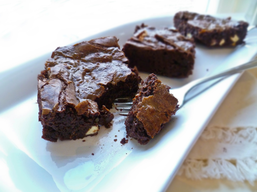 double chocolate brownies