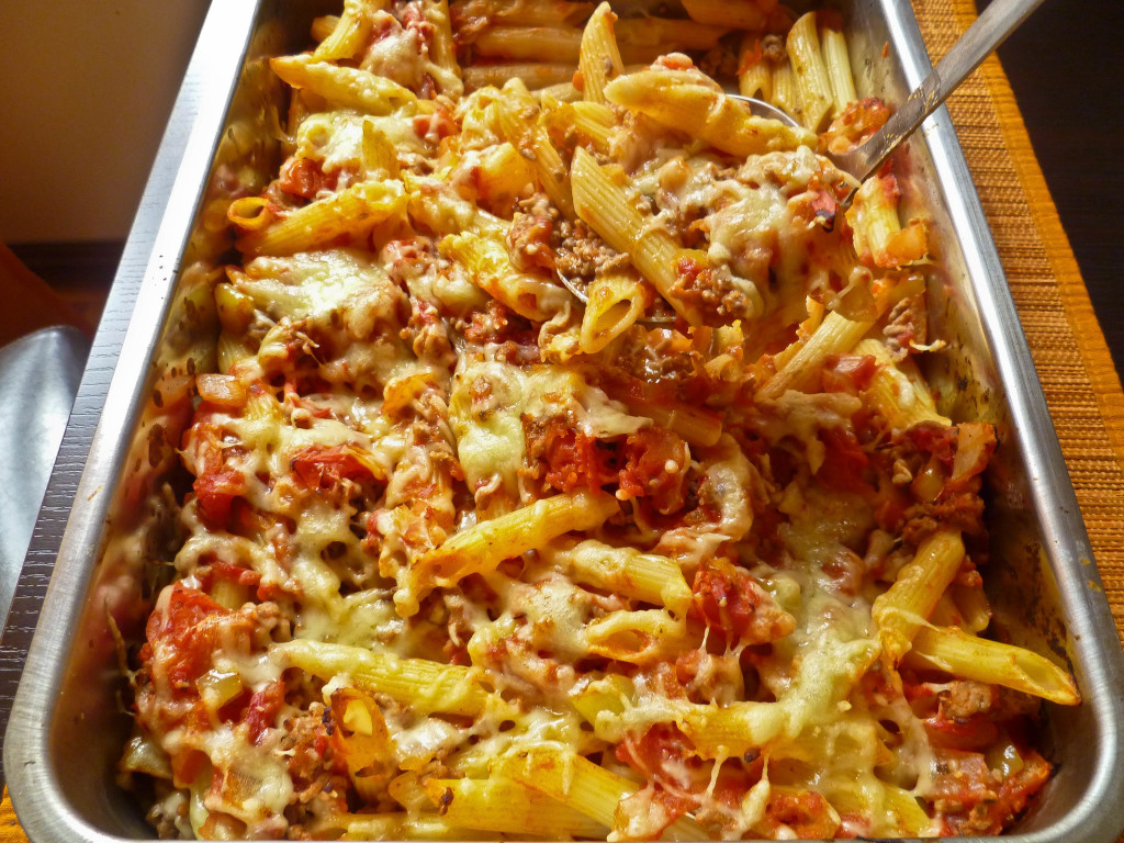 bolognese pasta bake