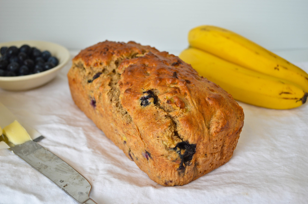 blueberry and almond butter banana bread