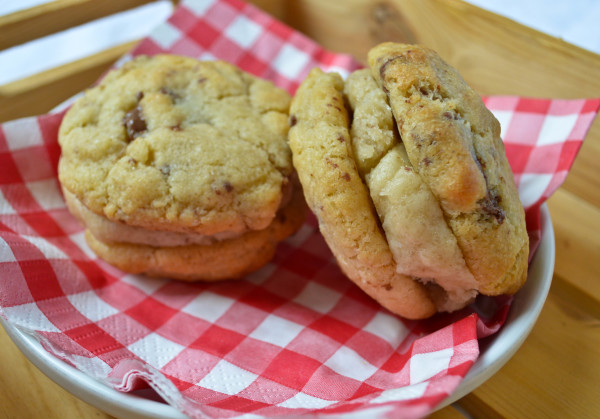 Coconut Oil Cookie Dough Sandwiches