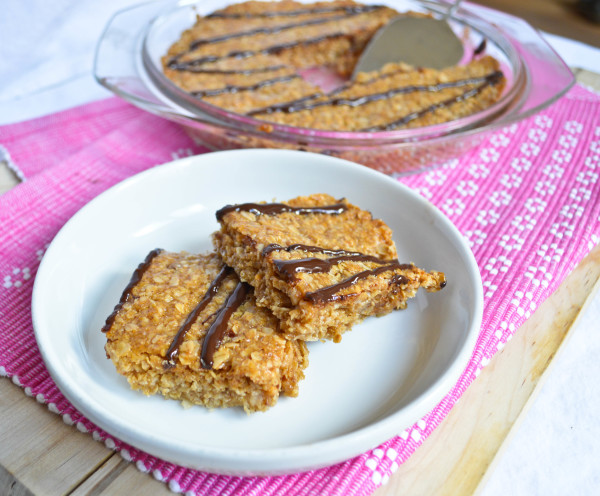 peanut butter flapjacks