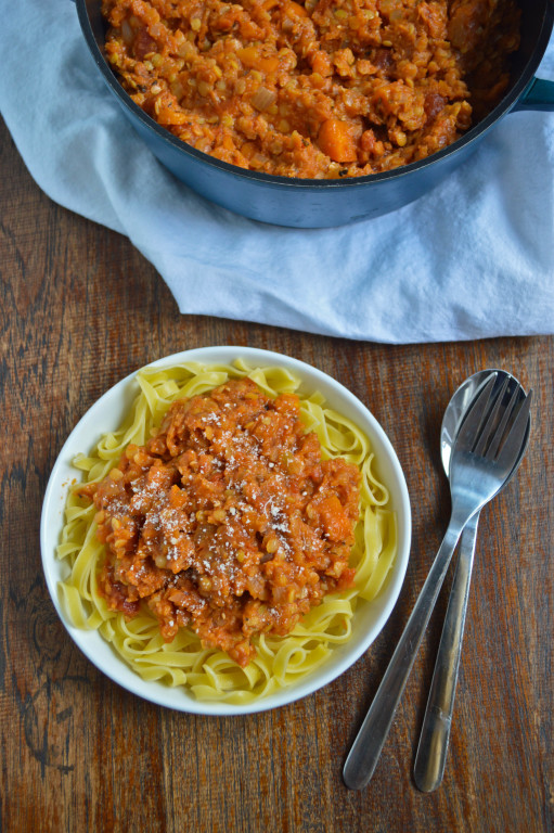 Lentil Bolognese