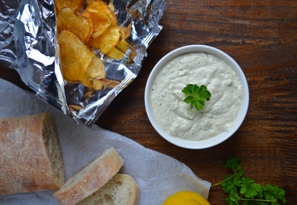 Easy Low Fat Artichoke Dip | Hungry and Confused