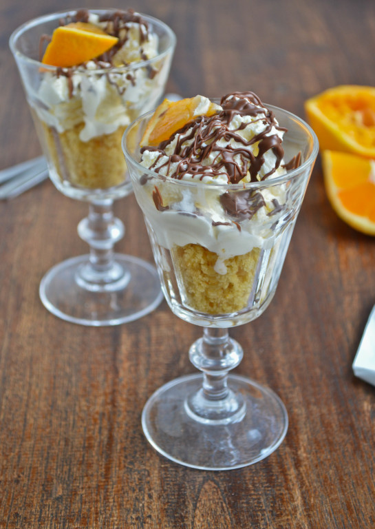 Chocolate Orange Shortbread Sundaes