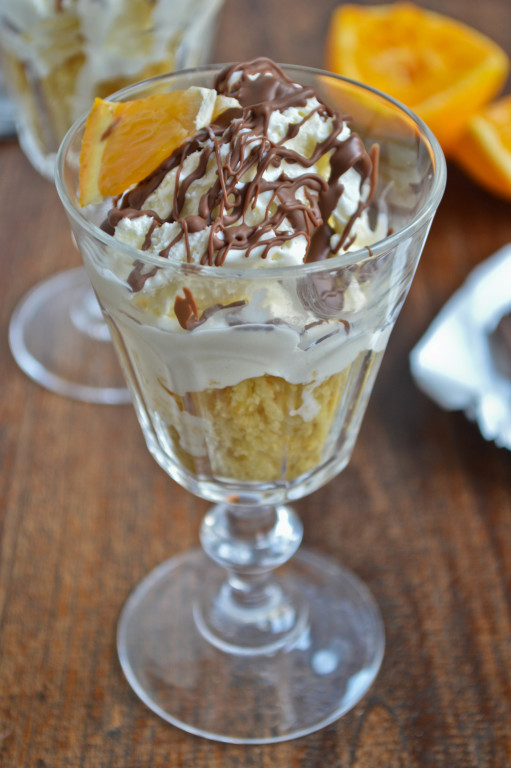 Chocolate Orange Shortbread Sundaes