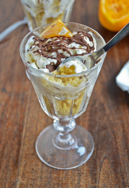 Chocolate Orange Shortbread Sundaes