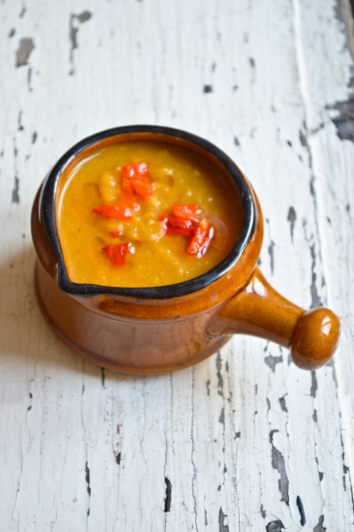 Sweet and Spicy Chickpea and Butternut Squash Soup