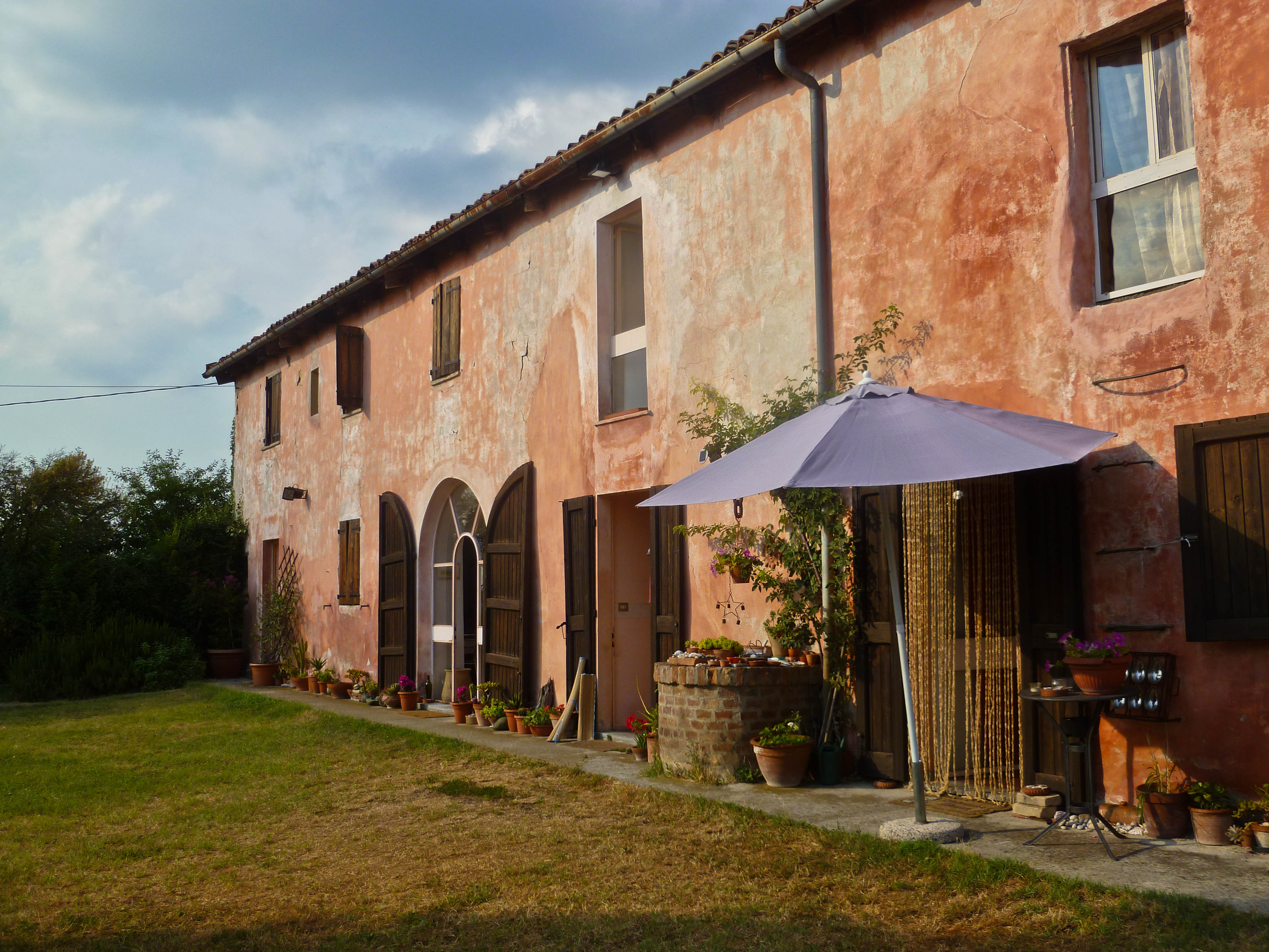 Grazzano Badoglio and a Pink House in the Italian Hills