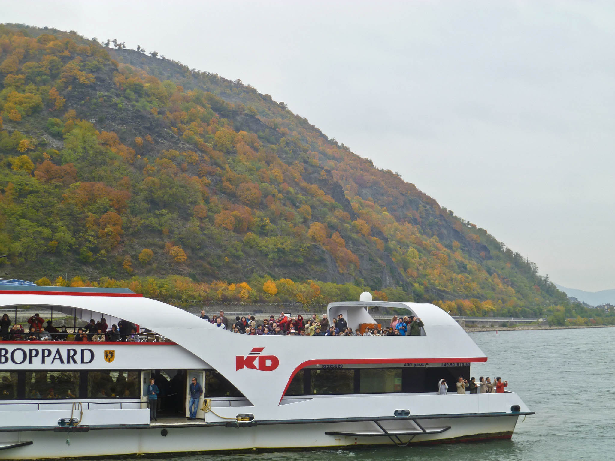 rhine river cruise from bacharach