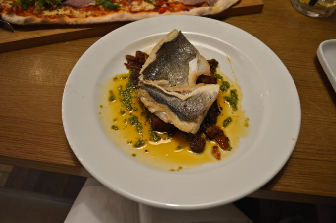 Seabass at Prezzo Deansgate Manchester