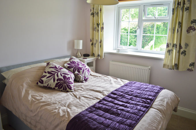 Bedroom in our Devon cottage