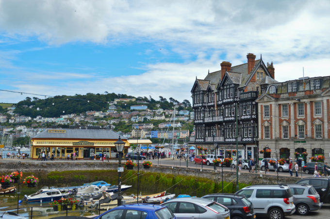 View from the Royal Castle Hotel Dartmouth