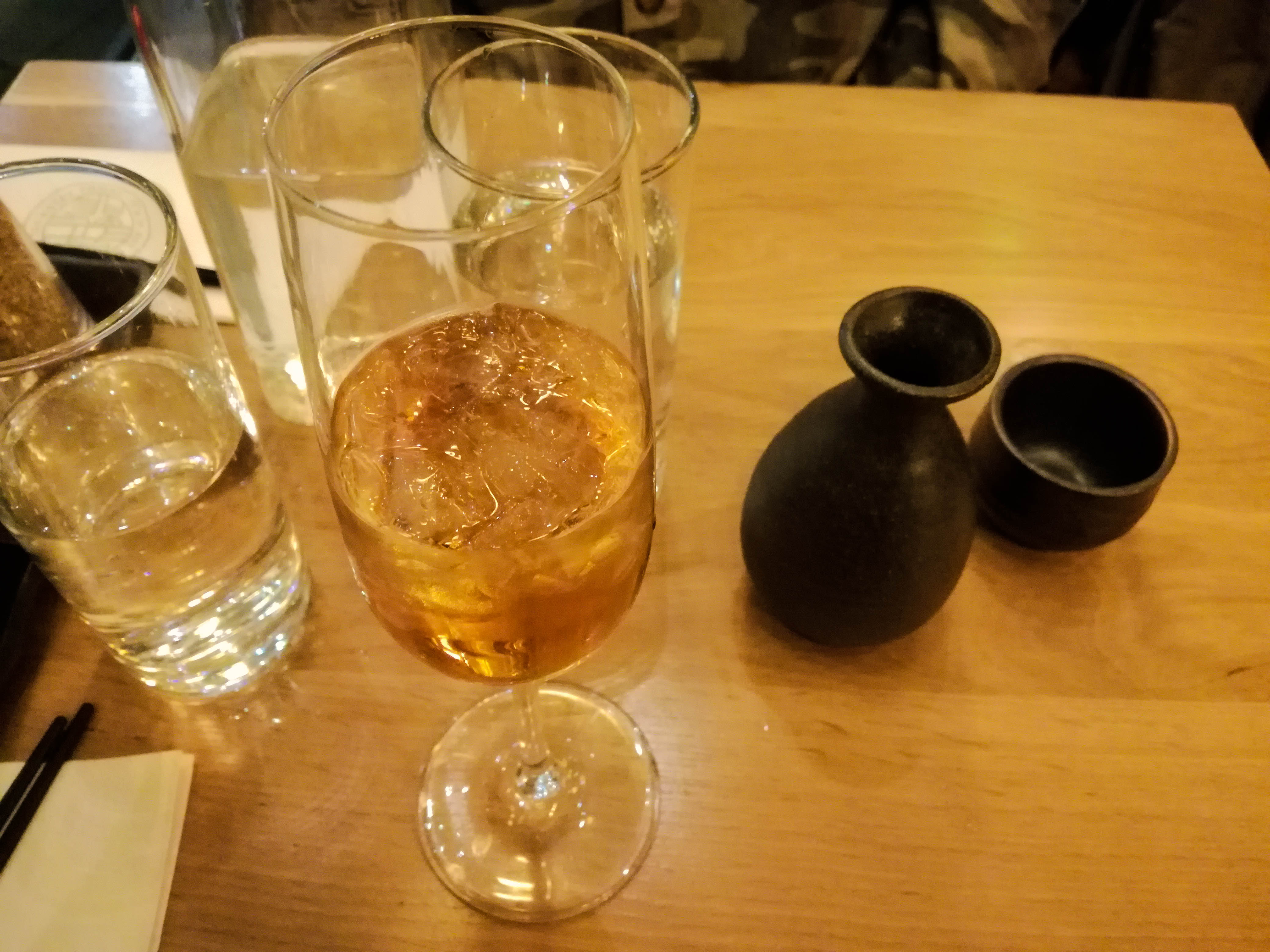 Shoryu, Piccadilly Gardens sake 