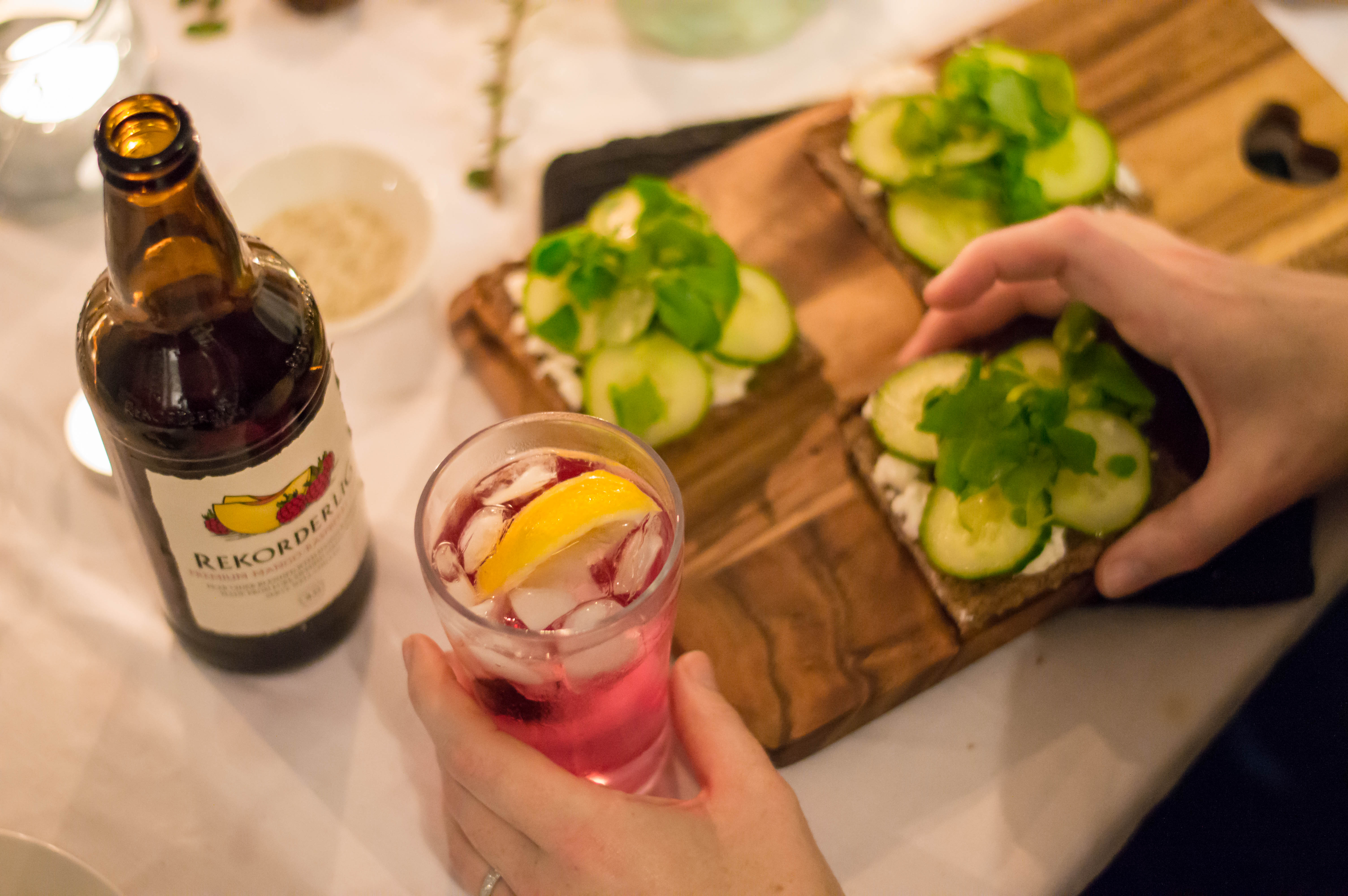 A Swedish-Themed Dinner Party with Rekorderlig