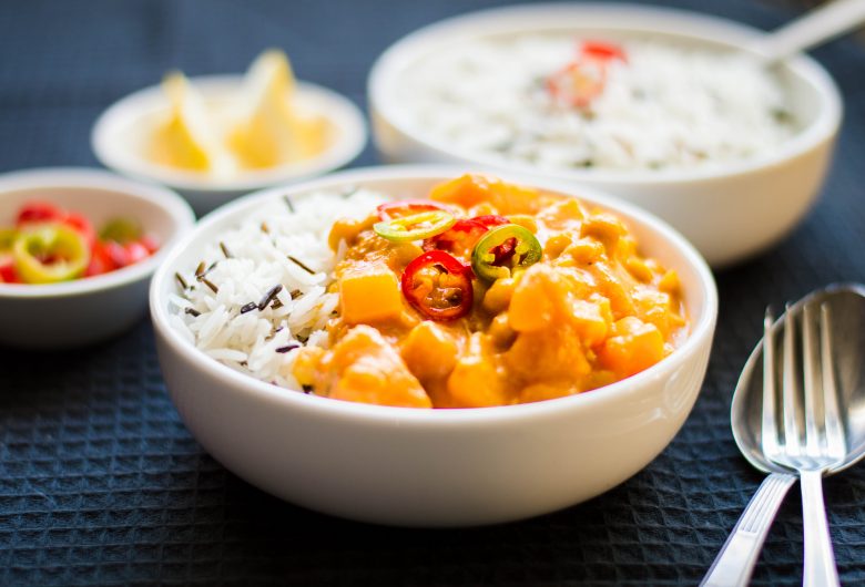 Butternut Squash, Coconut and Chickpea Curry