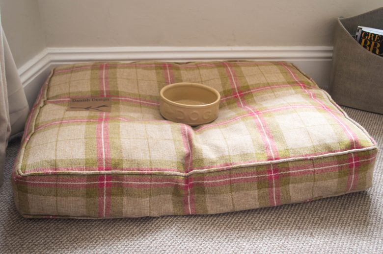 The dog bed and bowl provided at The Lord Crewe Arms