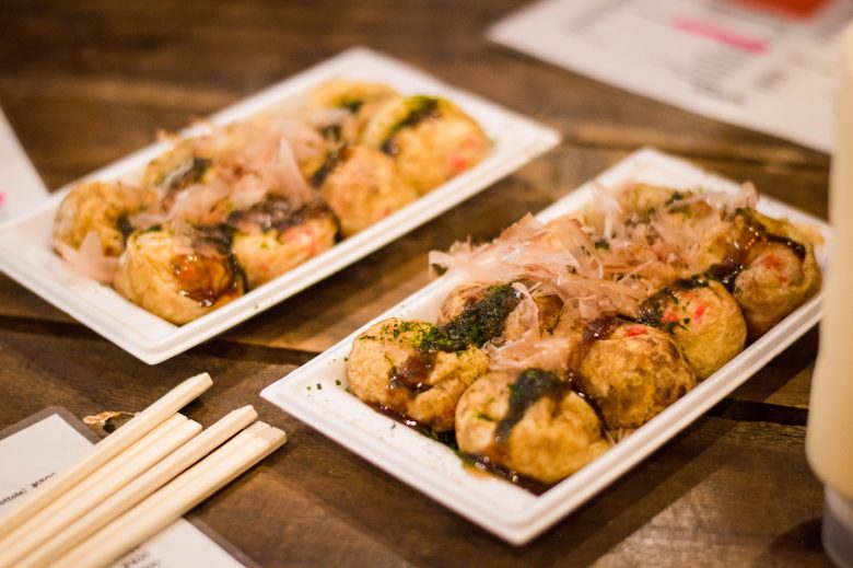 Takoyaki octopus balls