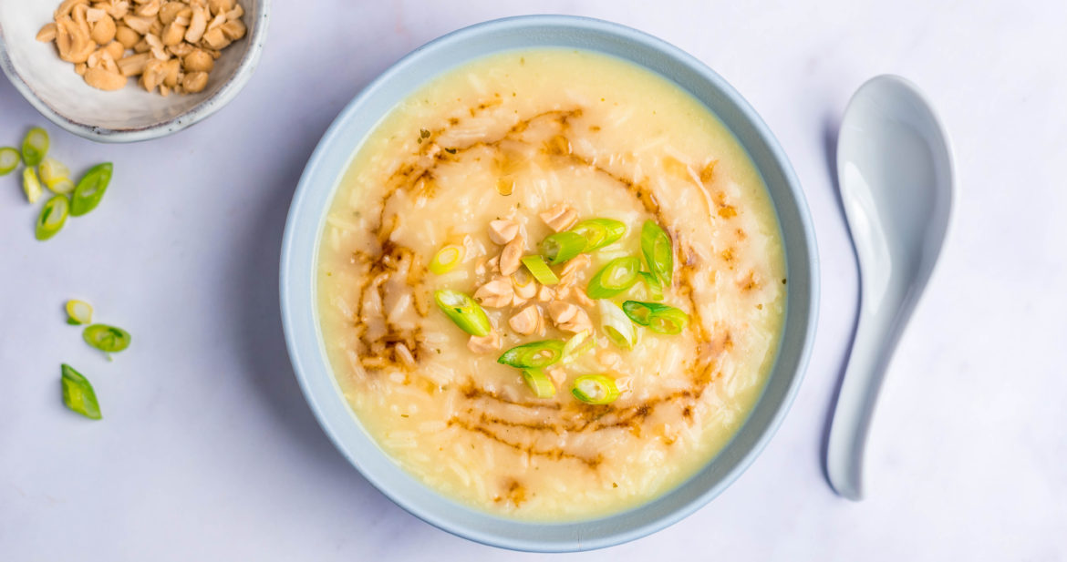 Easy Congee Recipe from Confused Julia