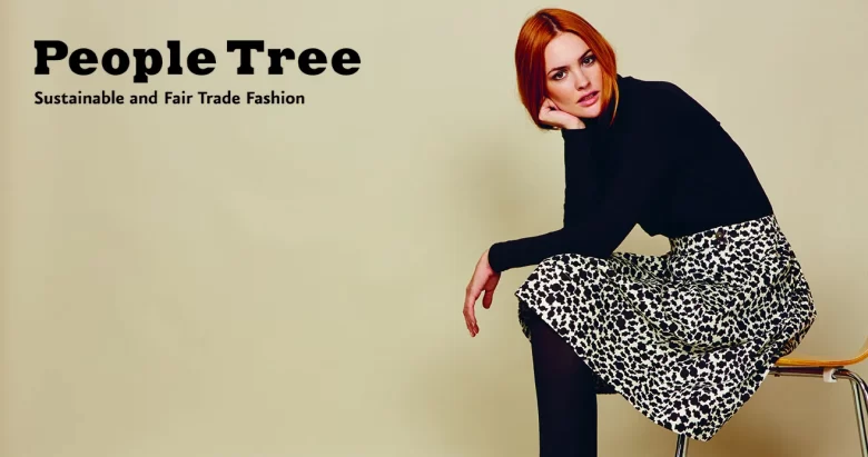 Woman wearing People Tree Clothing - eco friendly fashion labels