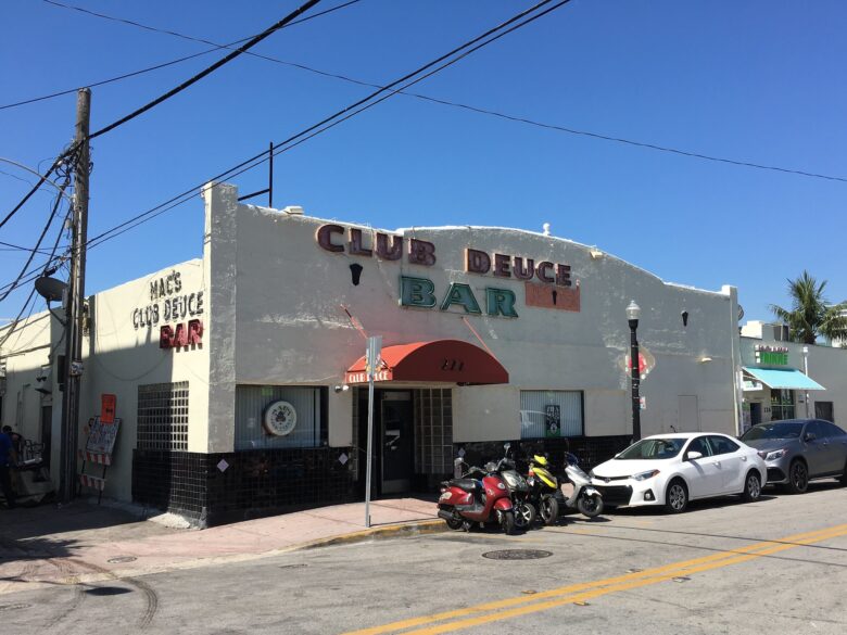 Mac's Club Deuce Bar from the outside