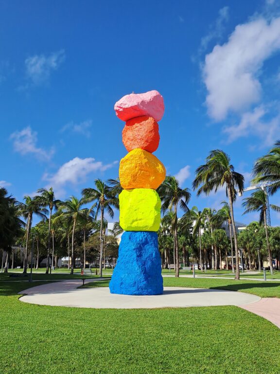 Miami Mountain sculpture
