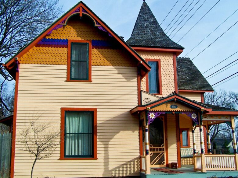 Colourful house