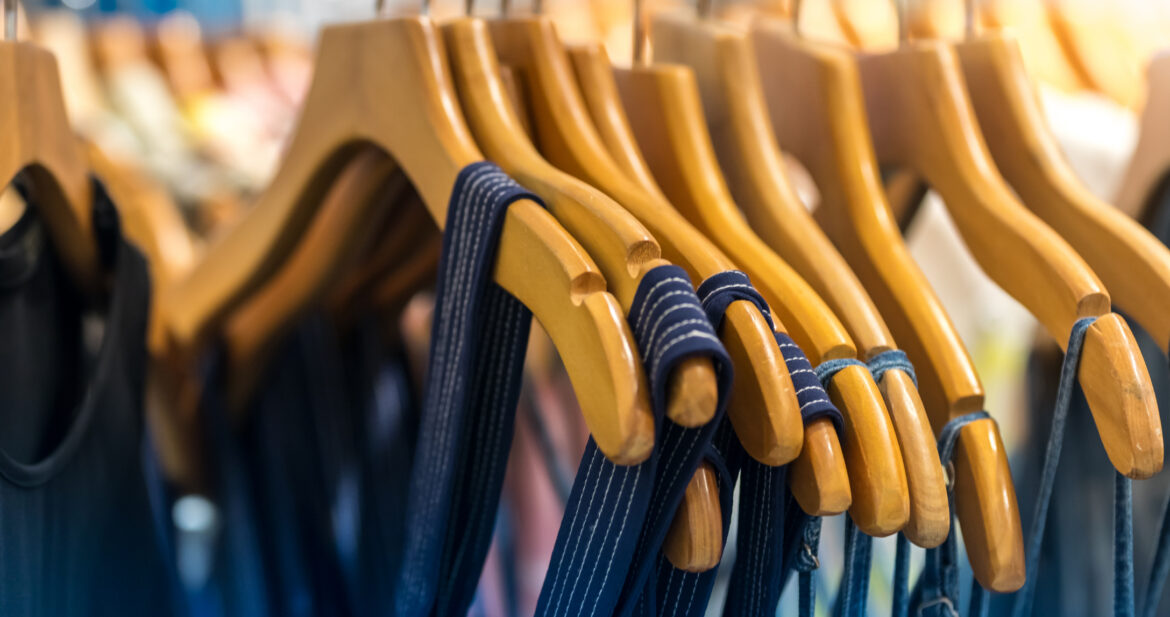 women's clothes on hangers