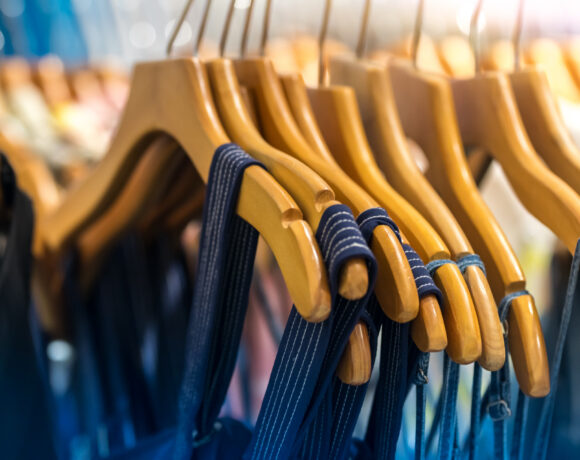 women's clothes on hangers
