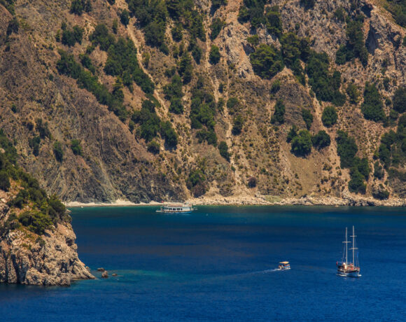 Coastal scenery in Maramis, Turkey