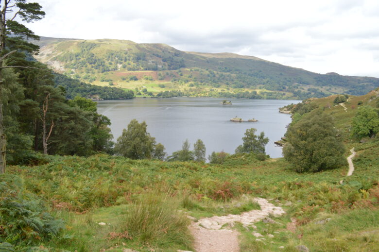 Lake Ullswater in the English Lake District