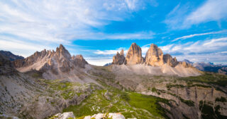 Tre Cime de Lavaredo in the Italian Dolomites