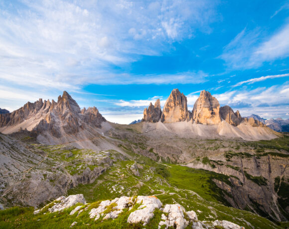 Tre Cime de Lavaredo in the Italian Dolomites