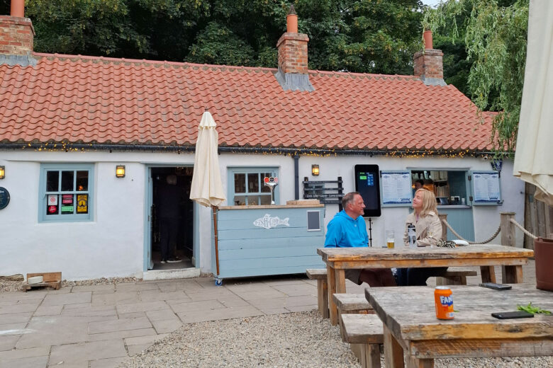 The front of The Fish Cottage in Sandsend