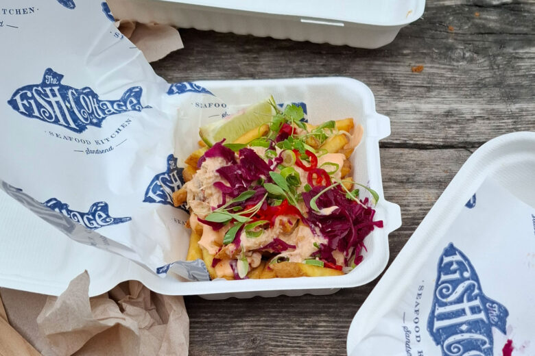 Whitby crab fries at The Fish Cottage Sandsend
