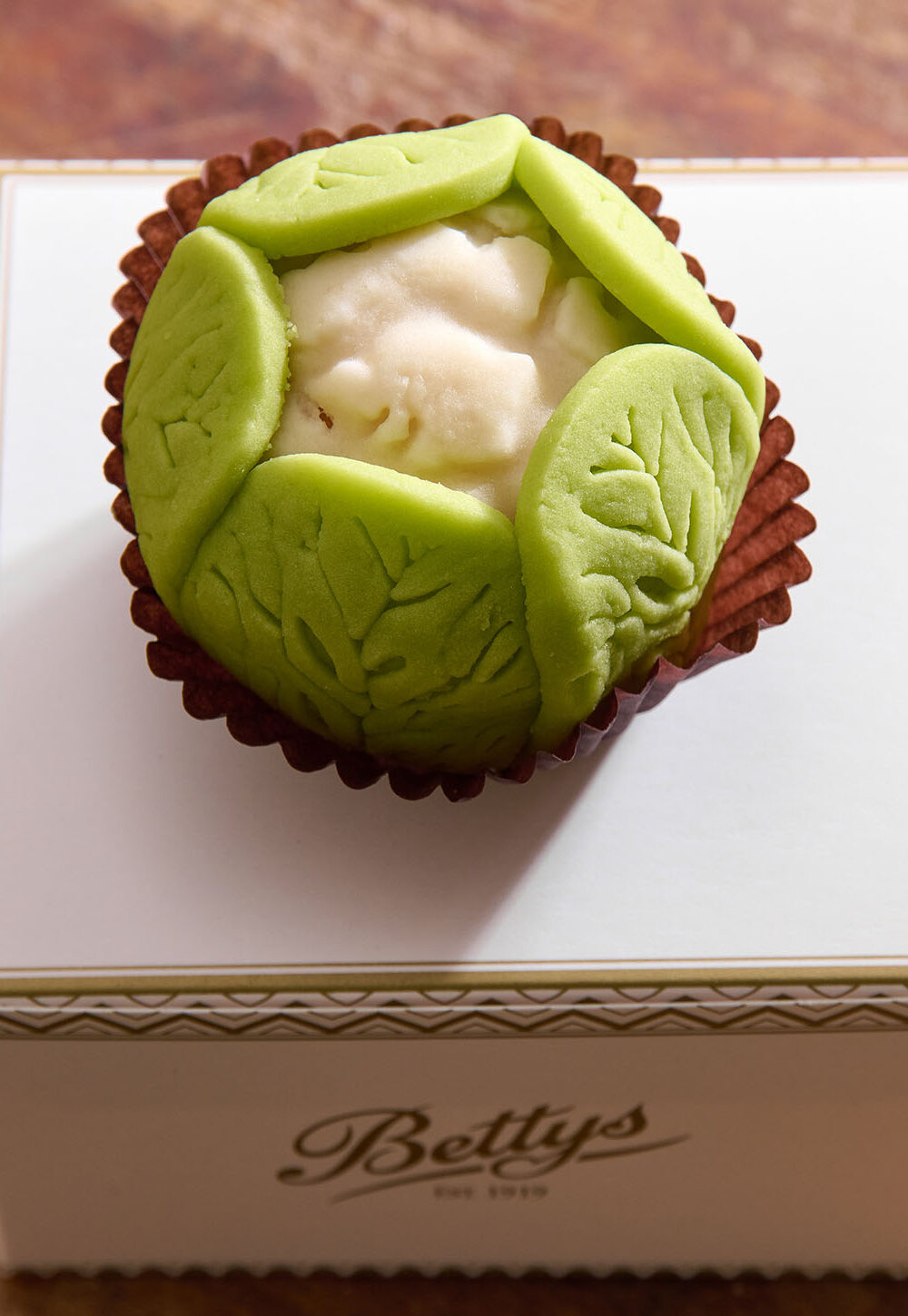 A marzipan and sponge cauliflower - Betty's Autumn treats 2026 review