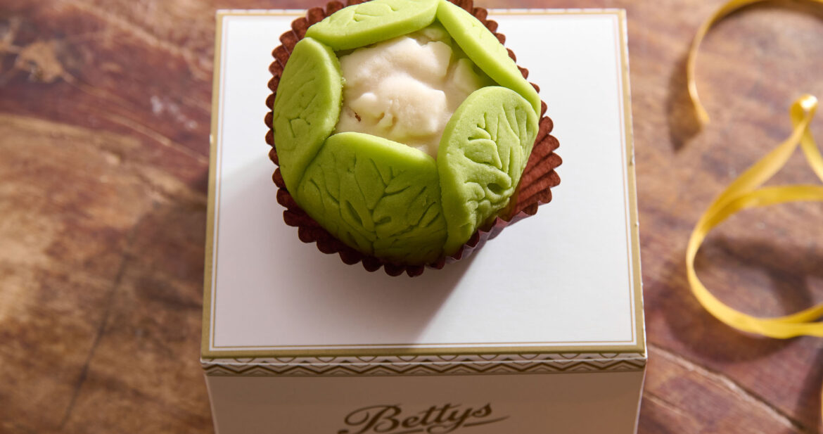 A marzipan and sponge cauliflower - Betty's Autumn treats 2026 review