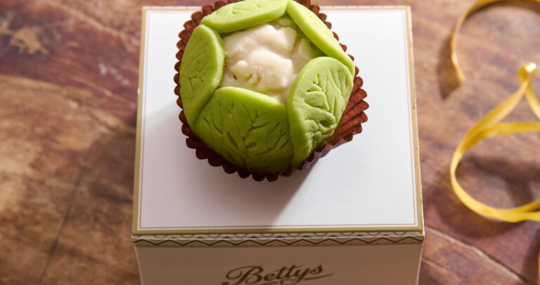 A marzipan and sponge cauliflower - Betty's Autumn treats 2026 review