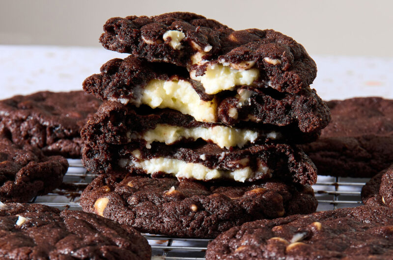 Double Chocolate Cheesecake Cookies